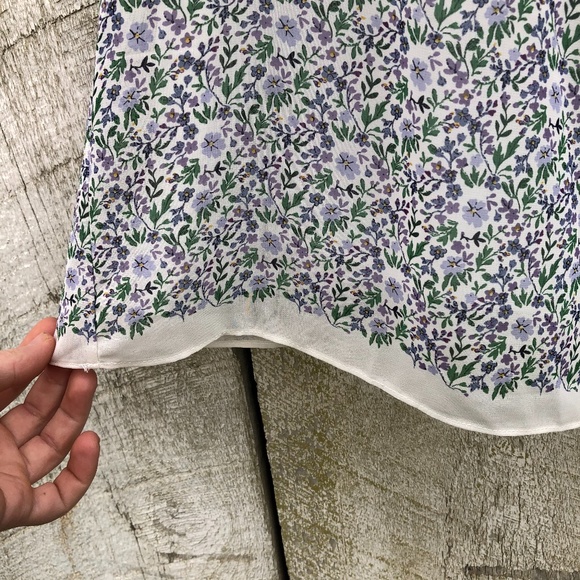 Max Studio | floral keyhole neck tank top - Picture 4 of 5